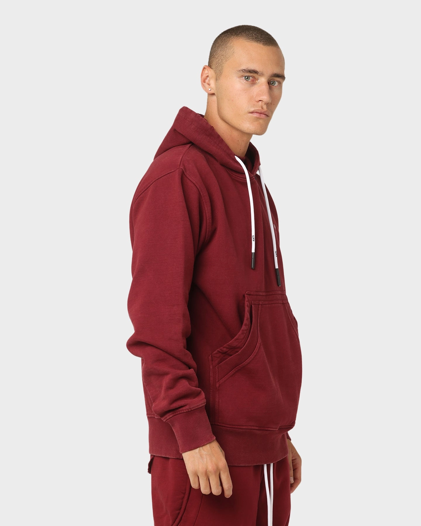 The Anti Order Anti Essential Hoodie Vintage Maroon Abrasion resistant