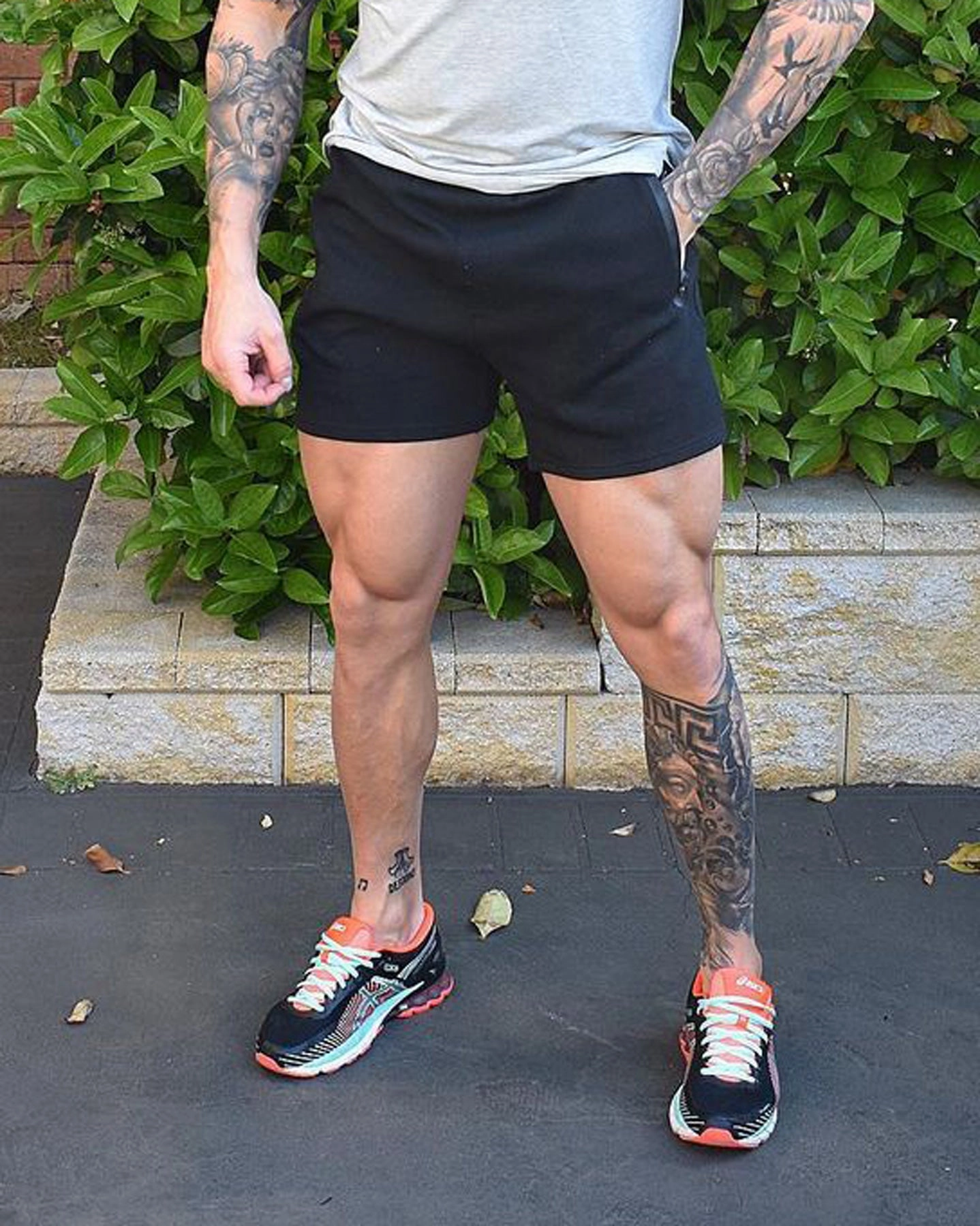 Carr?? Restart Training Shorts Black Clean Aesthetic music event look