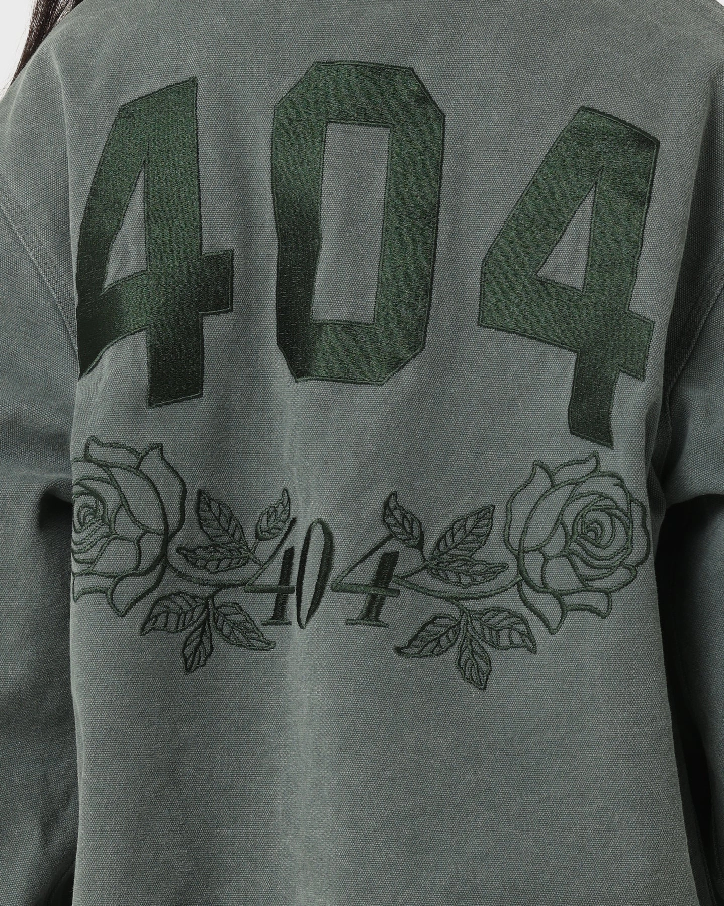 404 Florence Work Jacket Green Taped Edges