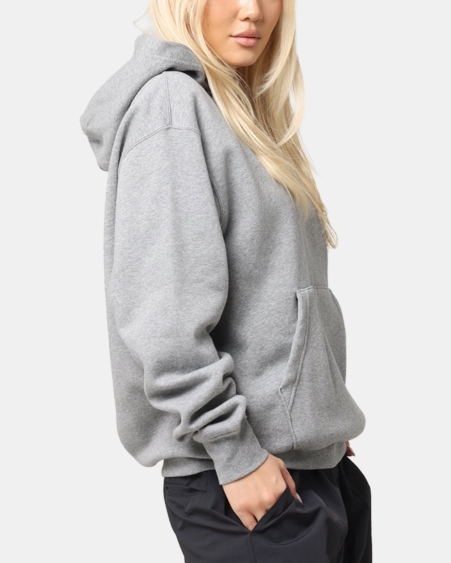 Urban Night Jordan Brooklyn Fleece Pullover Hoodie Carbon Heather/White