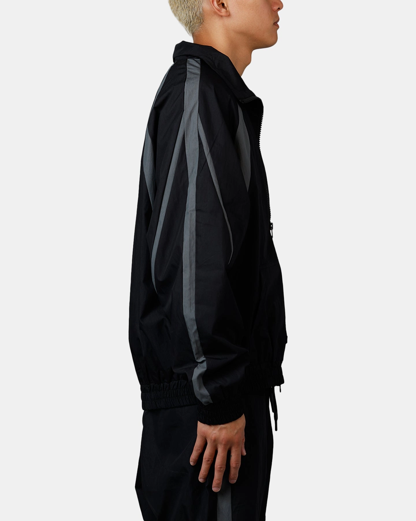 The Anti Order Acolyte Windbreaker Jacket Black/Grey Trail Use