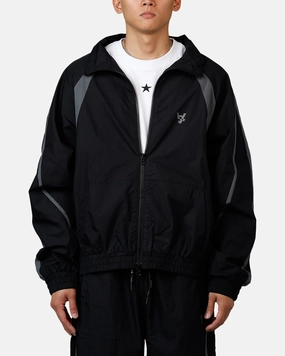 The Anti Order Acolyte Windbreaker Jacket Black/Grey Convertible Features