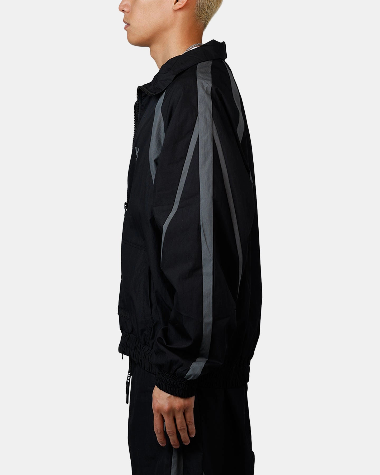 The Anti Order Acolyte Windbreaker Jacket Black/Grey suitable for fashion contests Core Utility