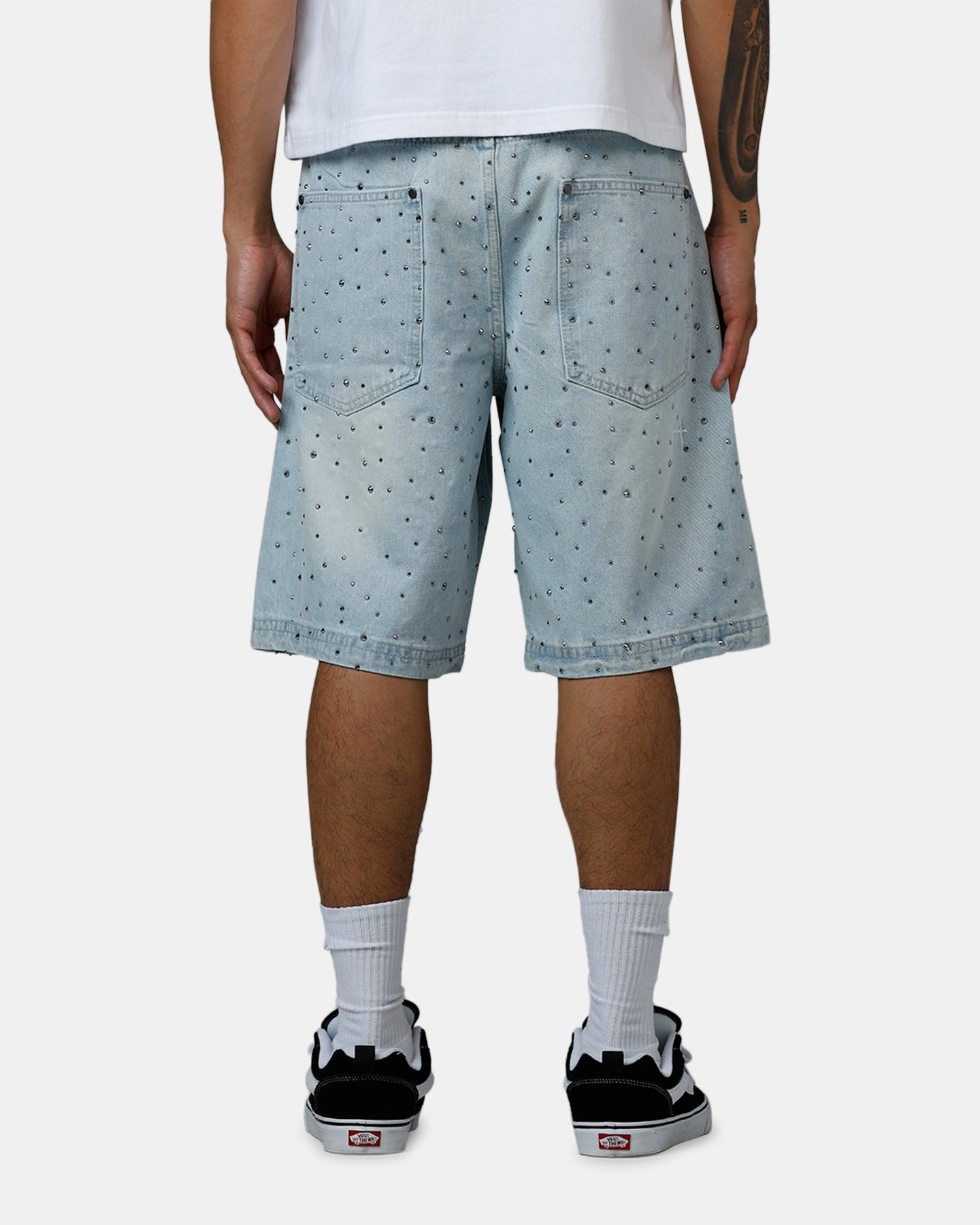 Saint Morta Amplus Glamourama Jorts Blue Dust Secure Closure System