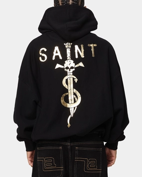 Pika like Saint Morta Daggers Premium Hoodie Black/Gold