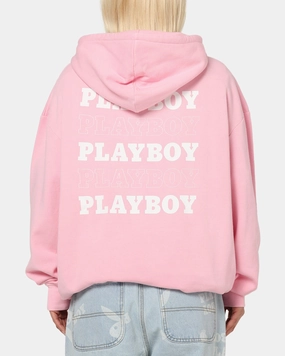 scooter clothes Playboy Stack Washed Hoodie Washed Pink