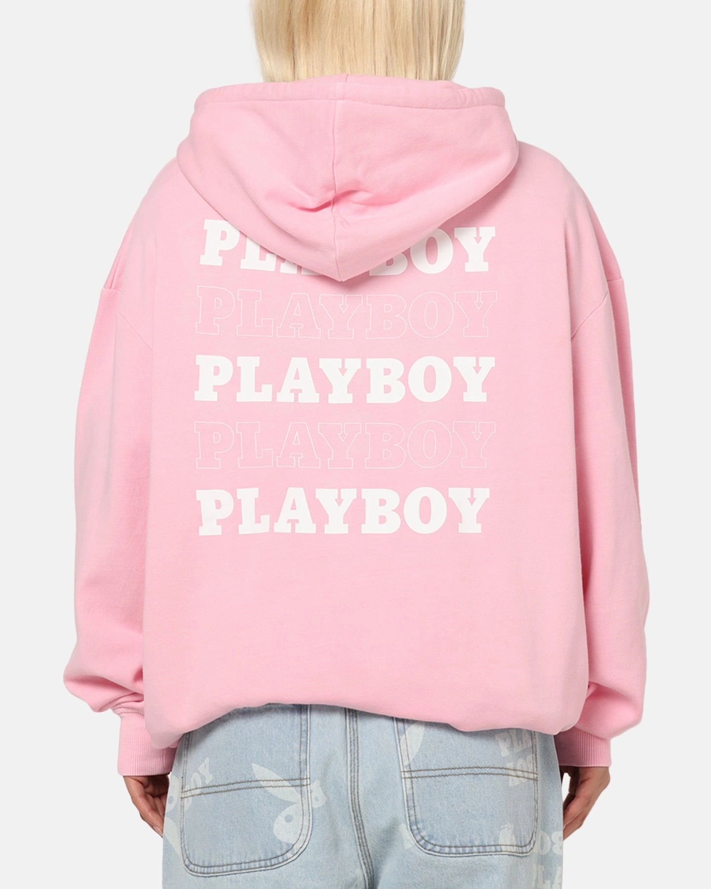scooter clothes Playboy Stack Washed Hoodie Washed Pink