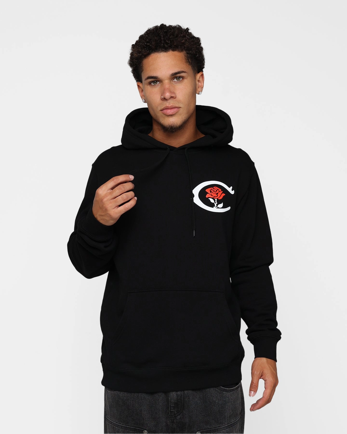 Carre C-Rose Classic Hoodie Black Manufacture