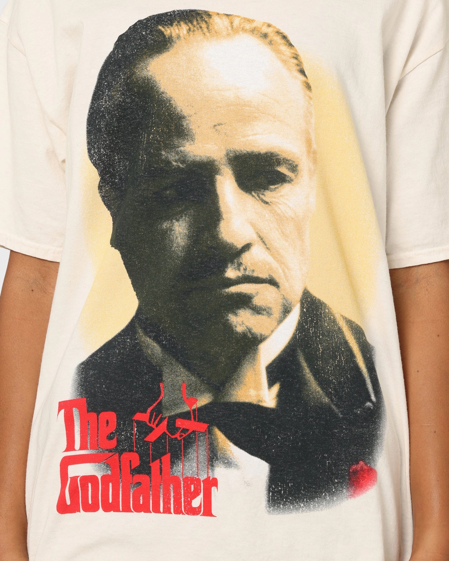 Easter Comfortable Casual American Thrift X The Godfather The Godfather T-Shirt Off White