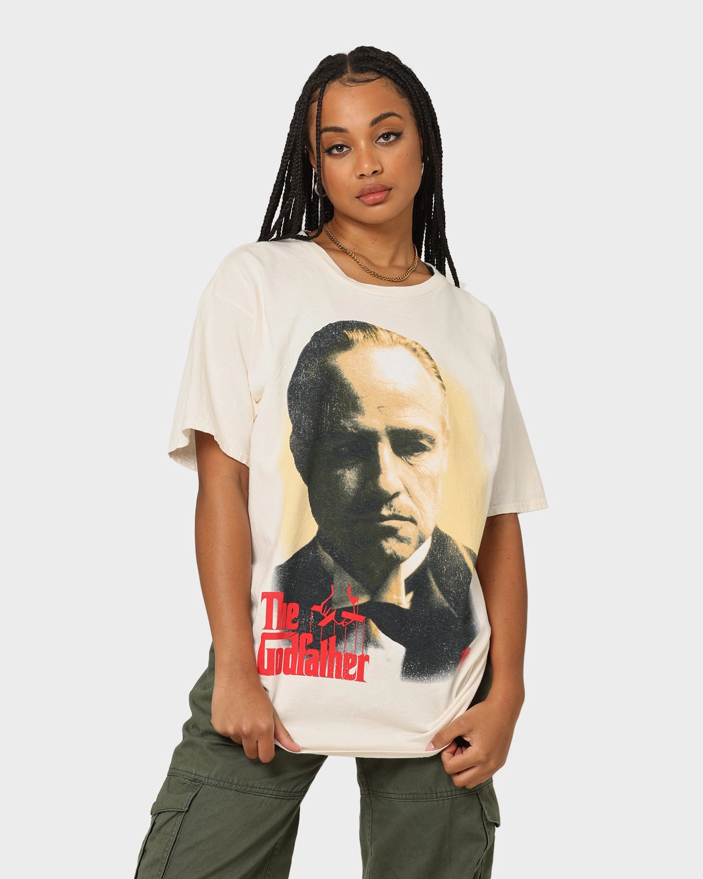 American Thrift X The Godfather The Godfather T-Shirt Off White Elegant Eco Friendly Dyes