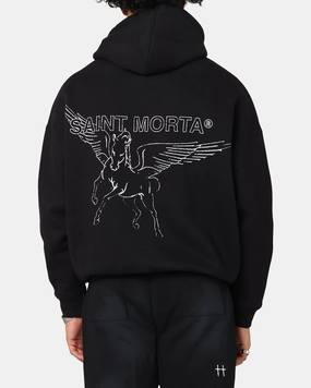 Urban Energy Goat like Saint Morta Liberty Boxy Hoodie Black