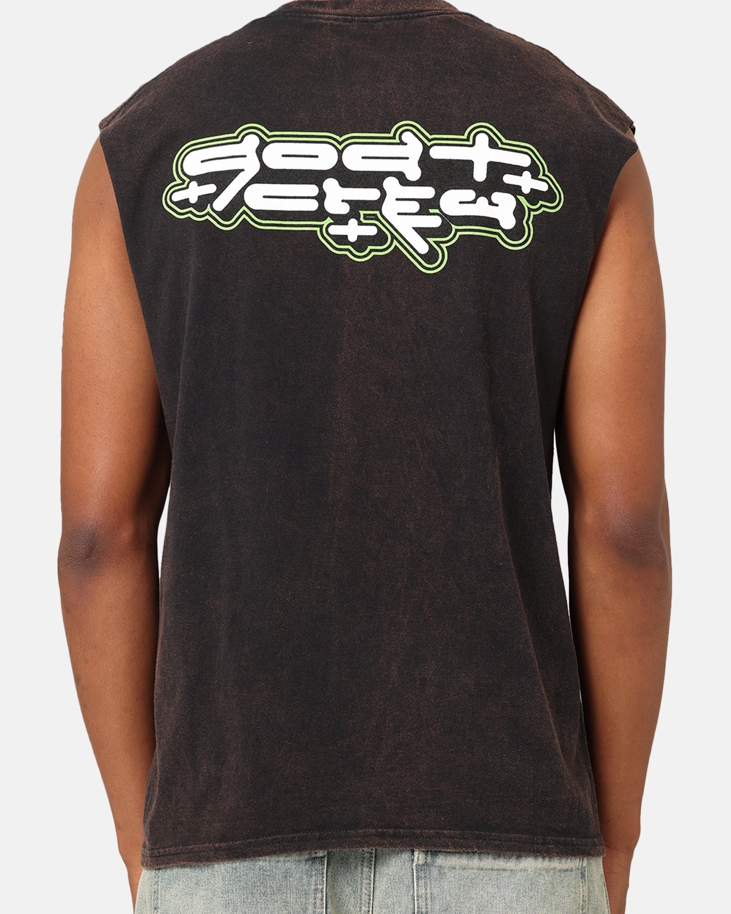 Goat Crew Y2K Ninja Vintage Muscle T-Shirt Black Wash Cozy Essentials