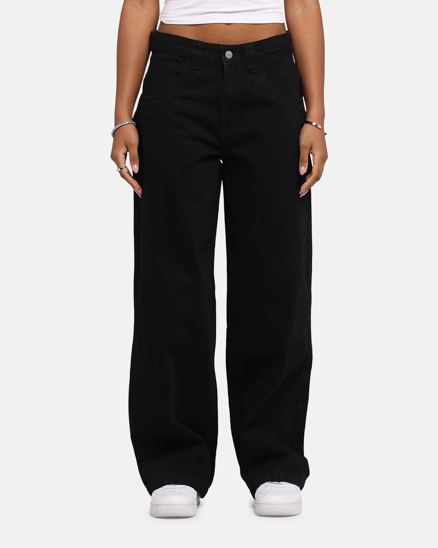 Saint Morta Amplus Jeans Black Stonewash Everyday Shopping Day Spring Attire