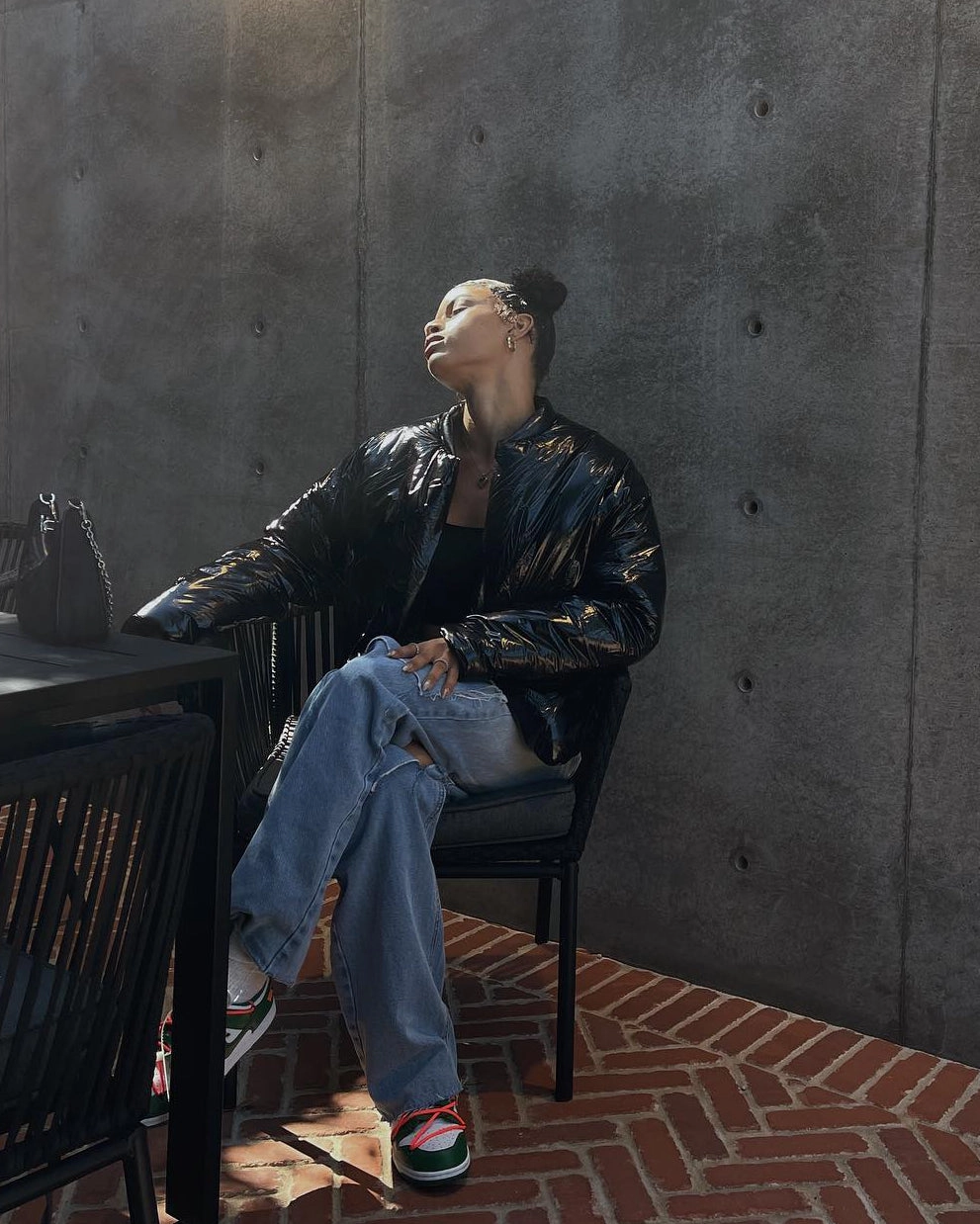 Club Paradise  Paxton Puffer Jacket Black sailors Relaxed Cut