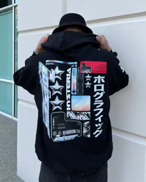 Loiter Constellation Hoodie Black Packable Construction