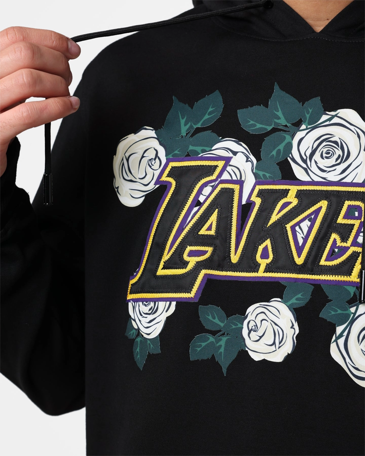 Pro Standard Los Angeles Lakers Roses Hoodie Black Reveal Instance