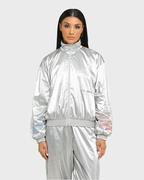 Engage Symbol Adidas Women's Japona Track Jacket Metallic Silver