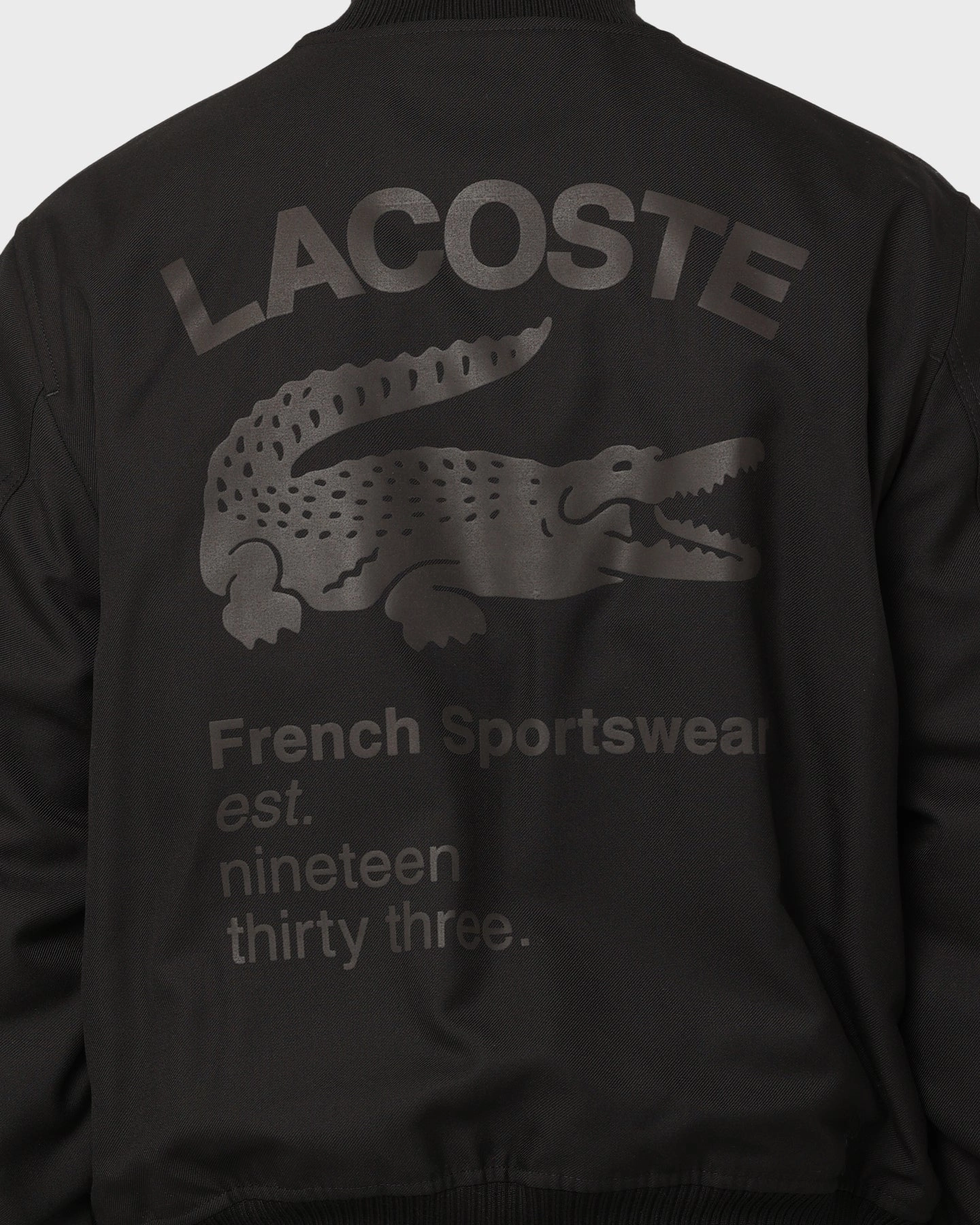 Lacoste Graphic Icons Bomber Jacket Black Thank Winter Outer Layer
