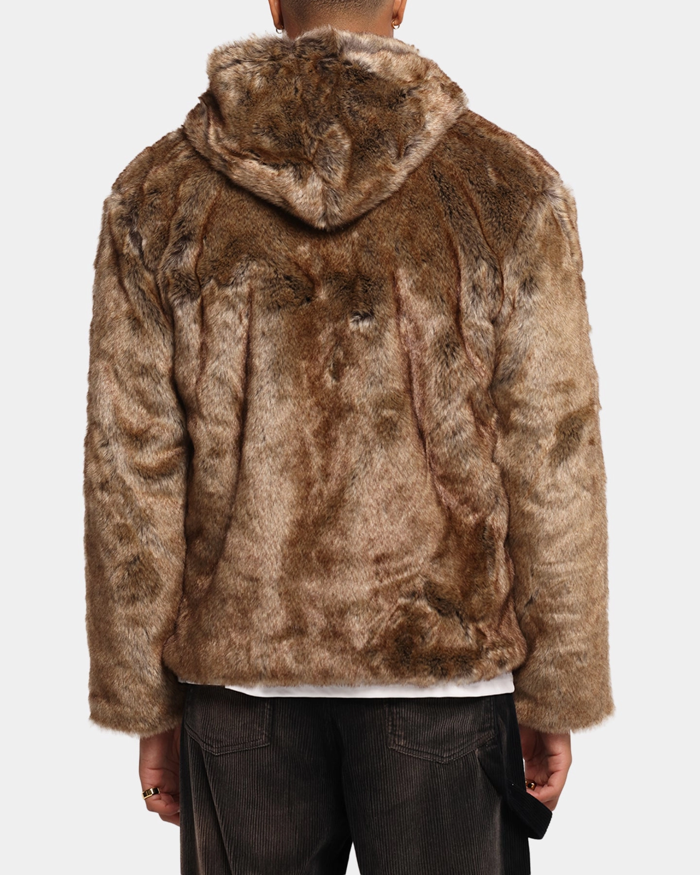 XXIII Into The Wild Fur Jacket Brown Class Belted