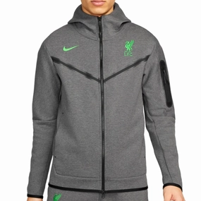 Liverpool FC grey Tech Fleece presentation jacket 2023/24 - Nike Exhibition MultiClimateAdaptive
