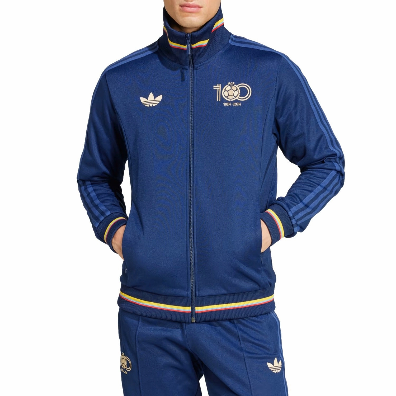 Unilateral Tension Structure Soccer Field Colombia 100th Anniversary presentation Soccer tracksuit 2024/25 - Adidas