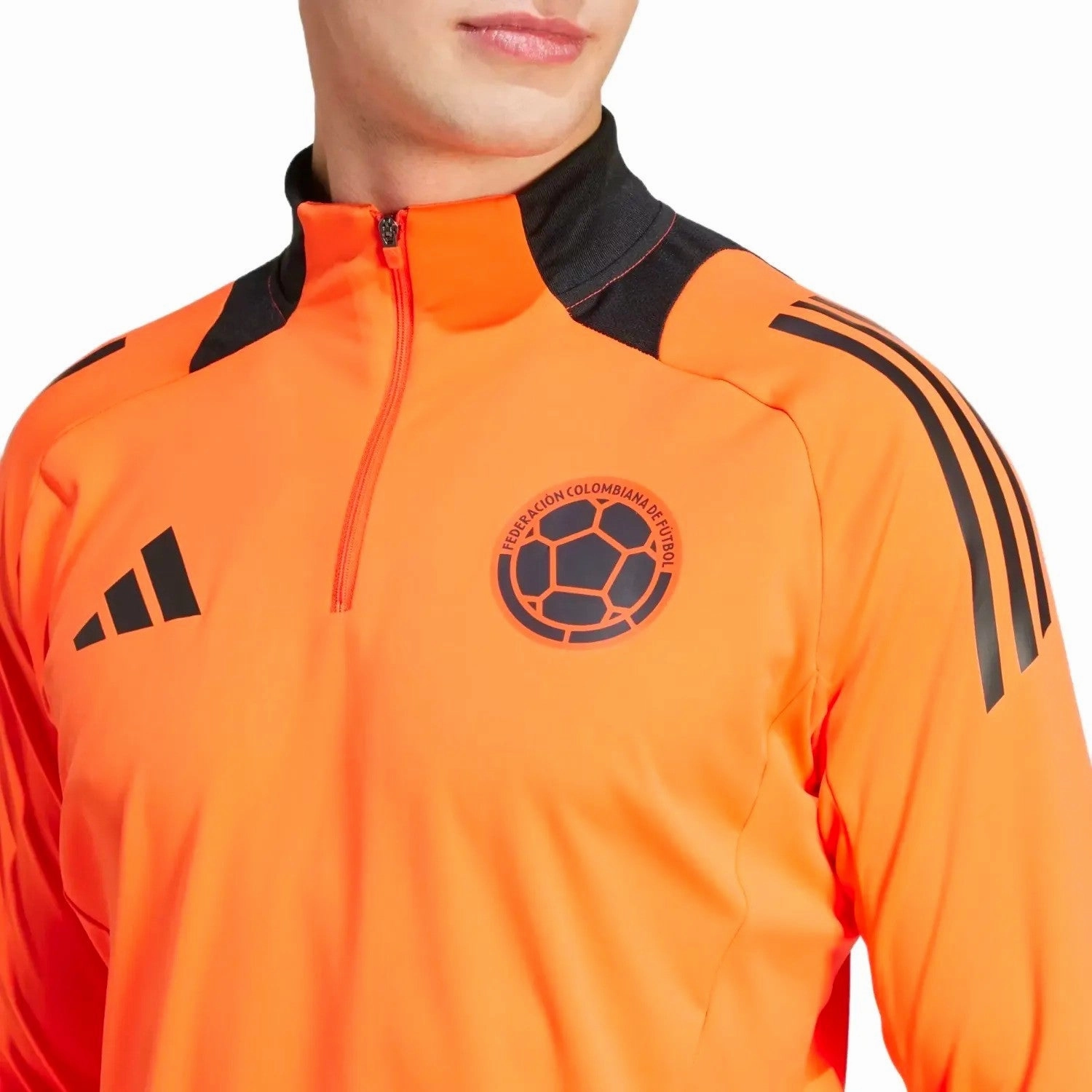 AntiOdorTechnology HighVisibility Trim Colombia training technical Soccer tracksuit 2024/25 - Adidas
