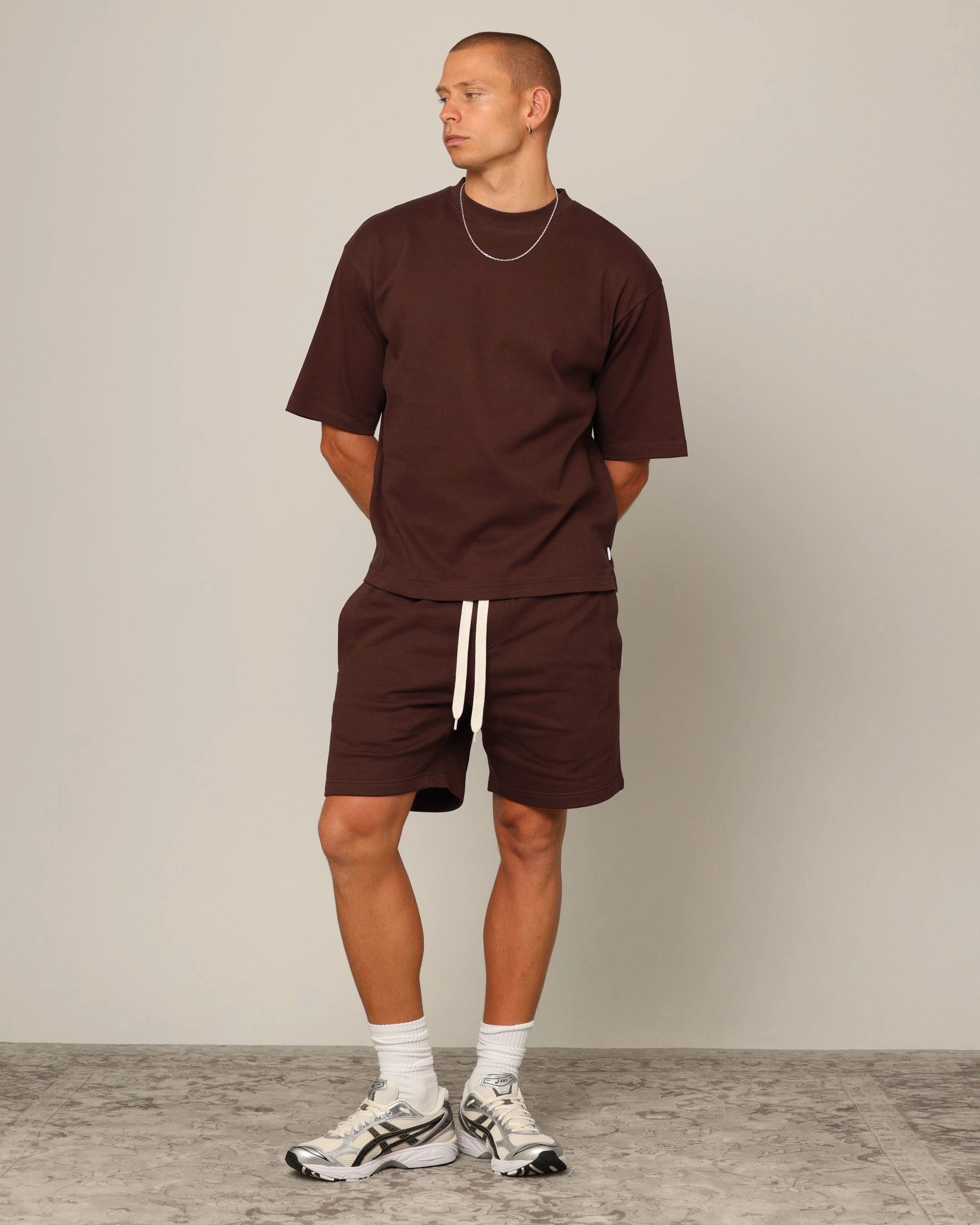 Carr?? Blanc Classic Sweat Shorts Brown color - fast