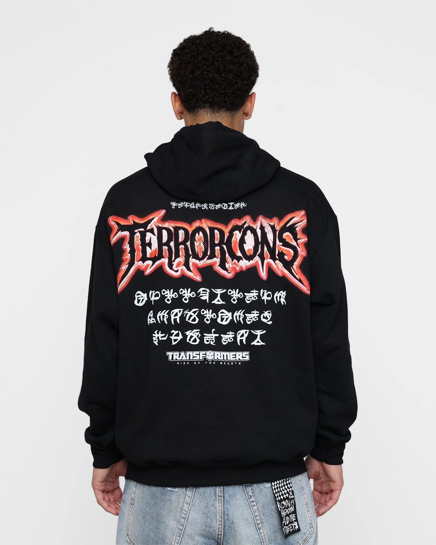 Collared Goat Crew X Transformers Terrorcons Hoodie Black