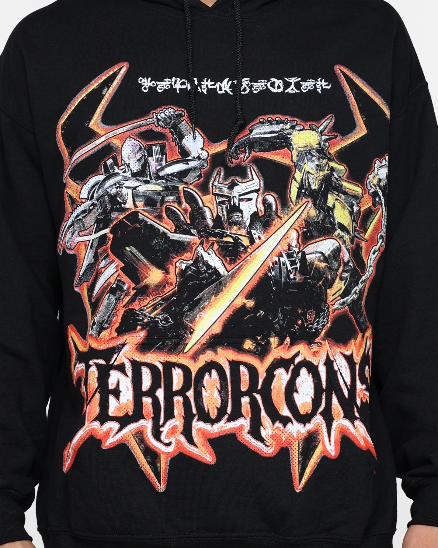 Volunteer Goat Crew X Transformers Terrorcons Hoodie Black