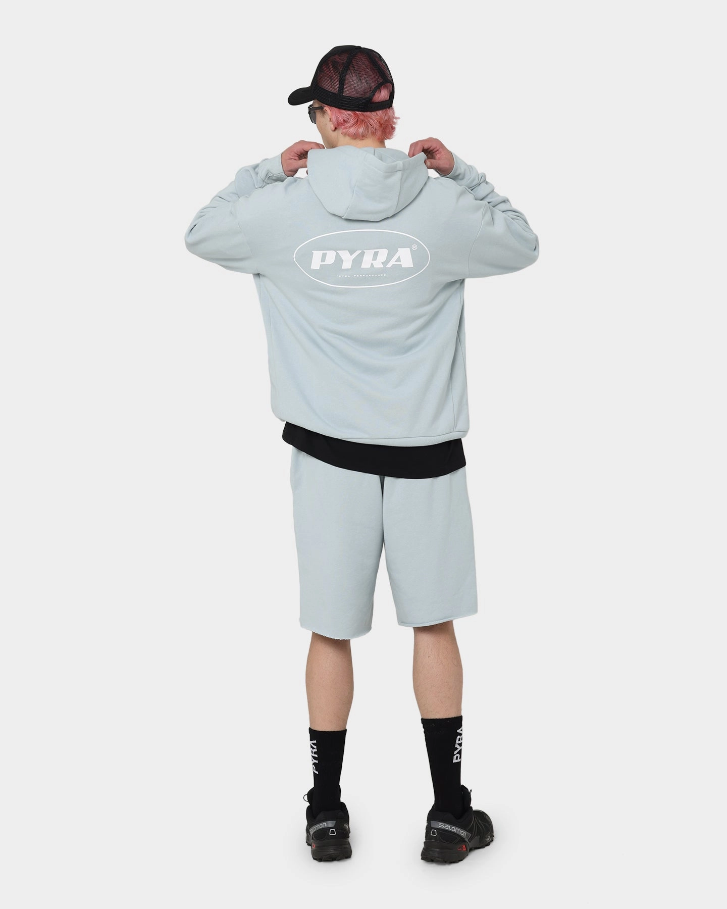 PYRA Verism Hoodie Mist Seamless Seams