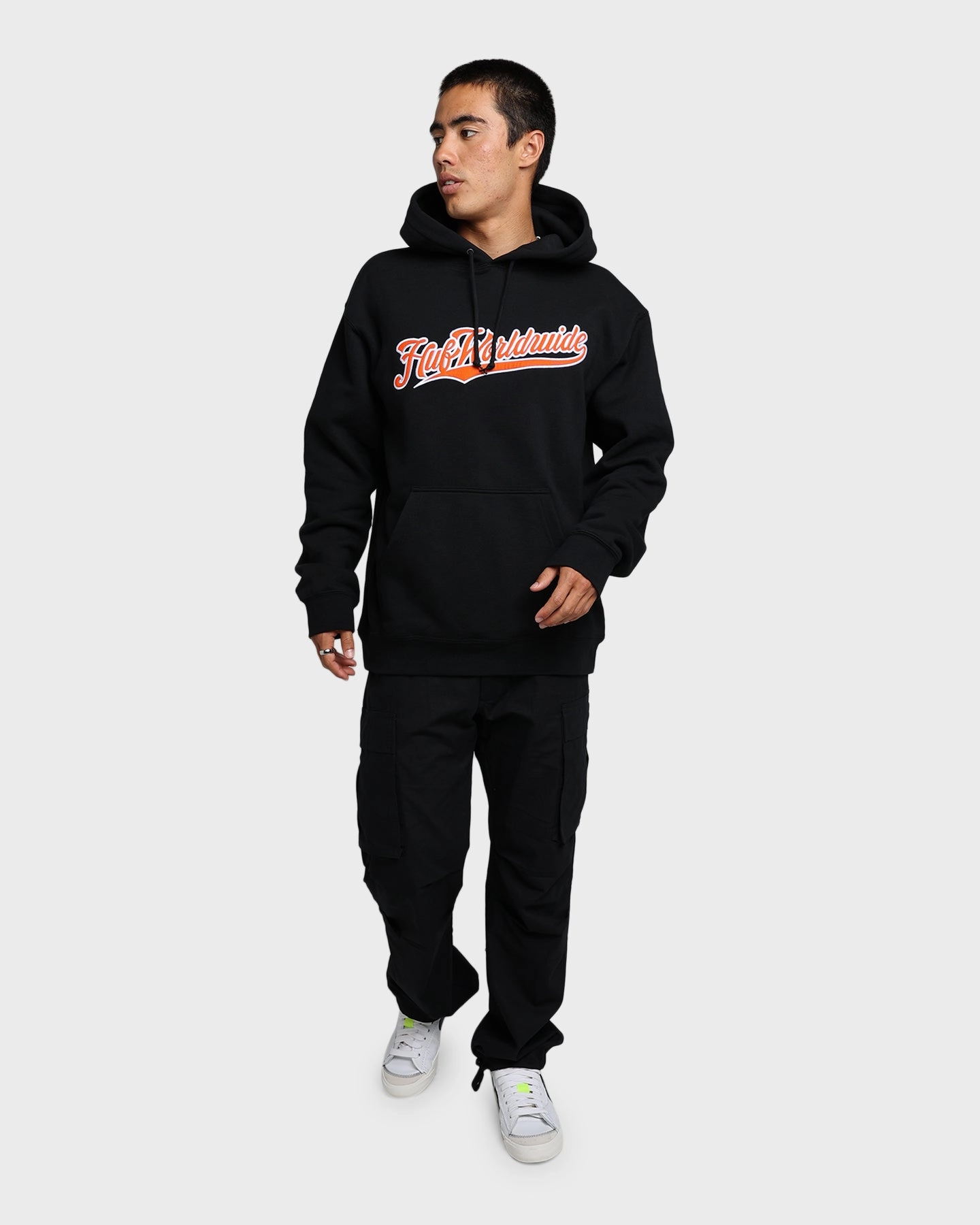HUF Crackerjack Hoodie Black Performance Jacket