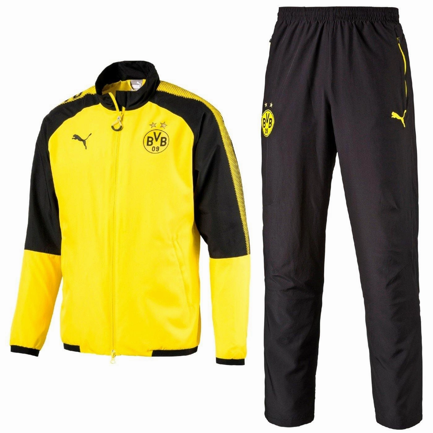 clip Bvb Borussia Dortmund Leisure Presentation Soccer Tracksuit 2017/18 - Puma