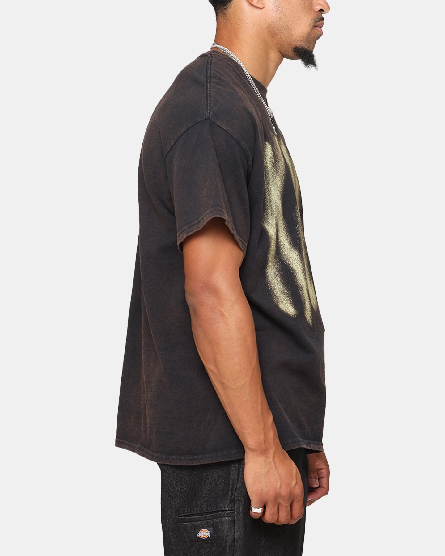 Cozy Wardrobe Daily Outfit Style Korn Logo Noise T-Shirt Black Vintage