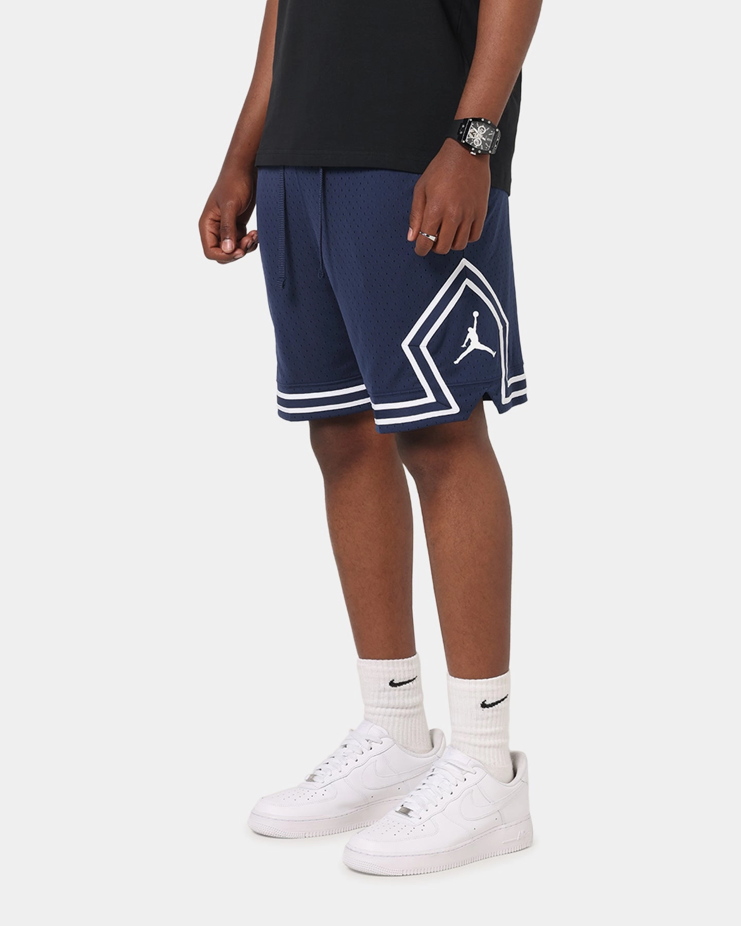HypoallergenicLining Jordan Dri-FIT Sport Diamond Shorts Midnight Navy/White