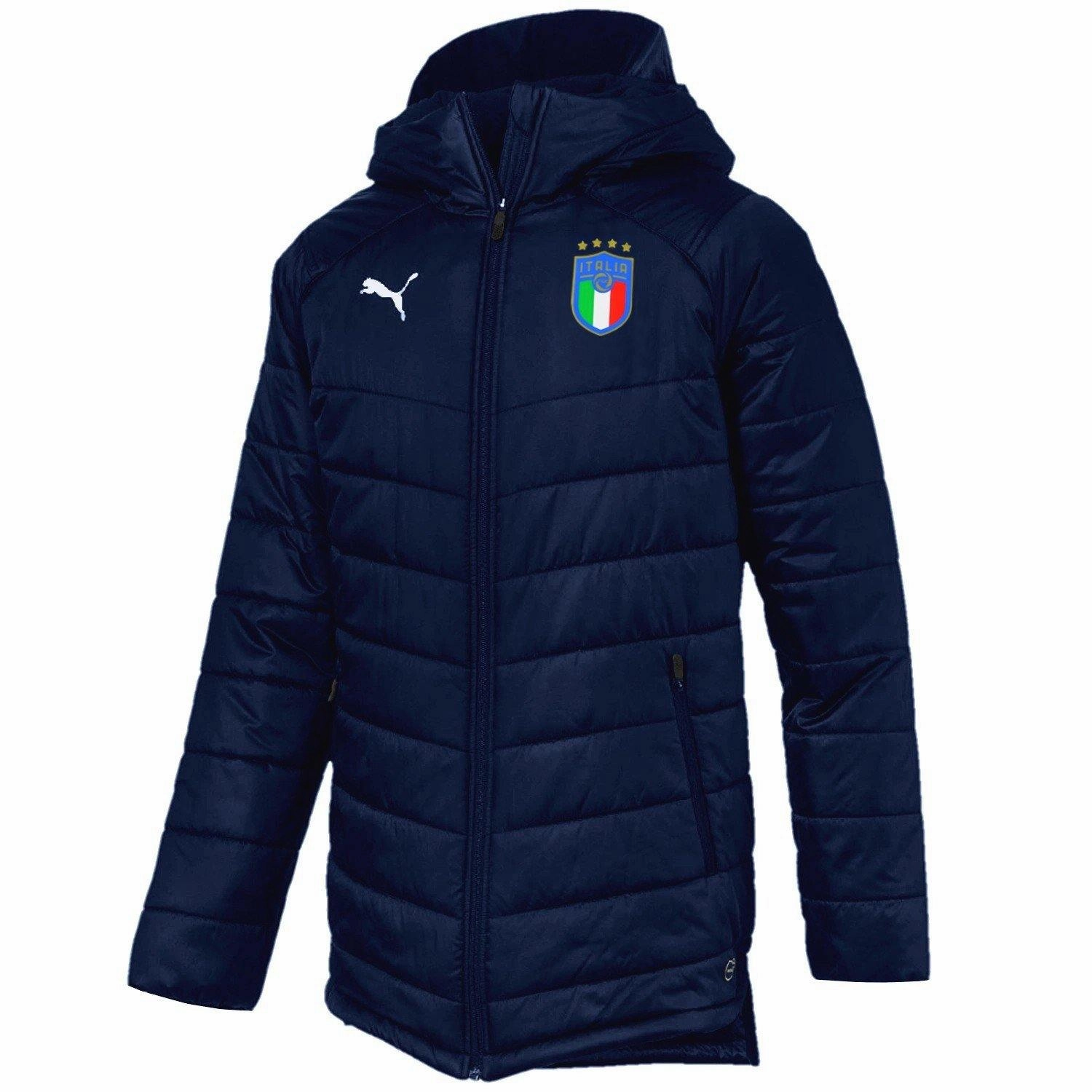 Italy soccer padded training bench jacket 2018/20 - Puma Abrasion Free Lining