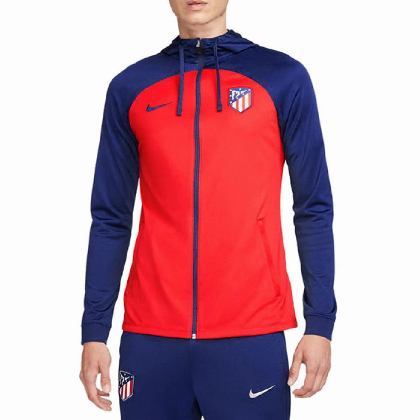 AntiSagFabricTech Atletico Madrid hooded training presentation tracksuit 2023/24 - Nike