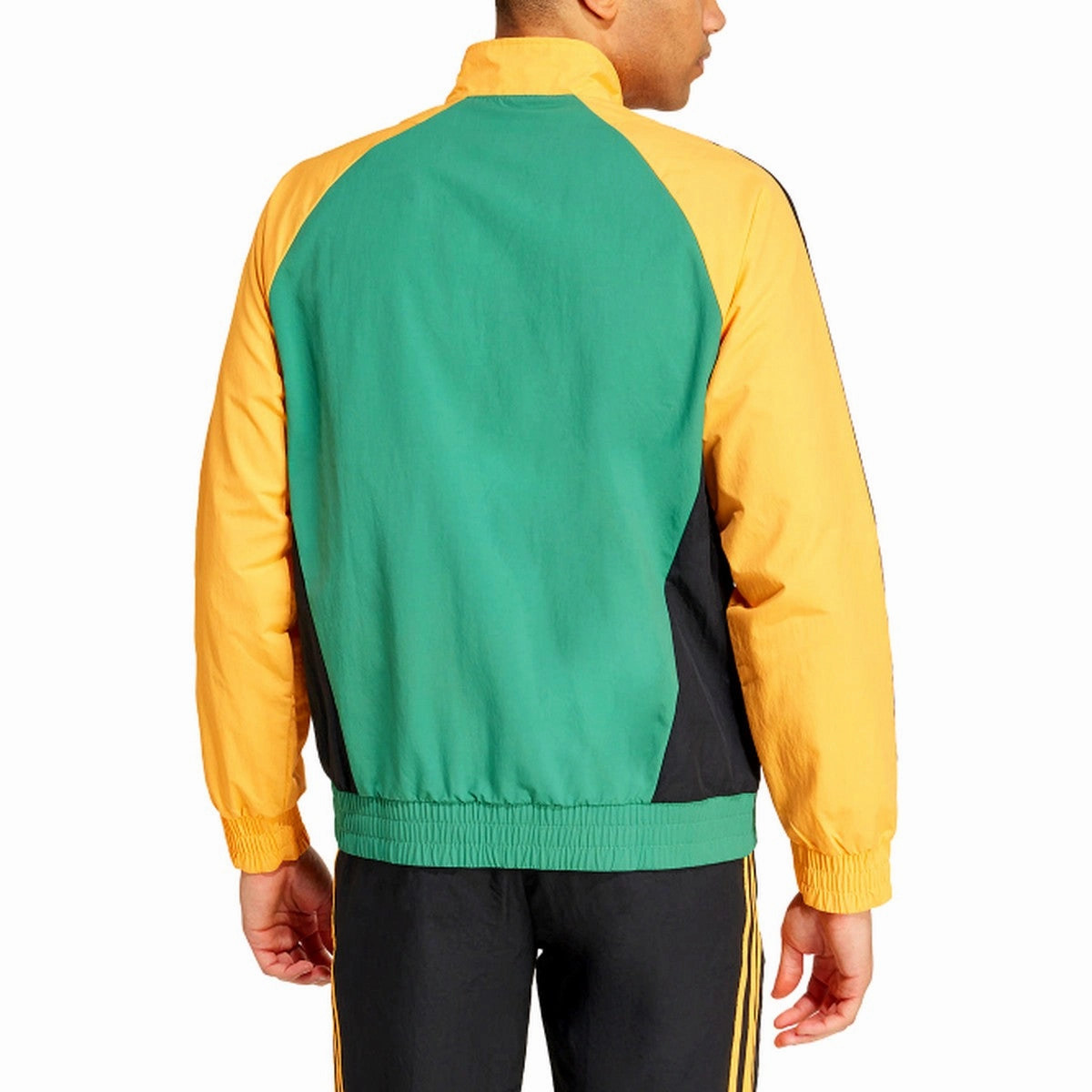 Arsenal FC SSP presentation soccer tracksuit 2024/25 yellow/green - Adidas High Compression Weave Adult sports clothing