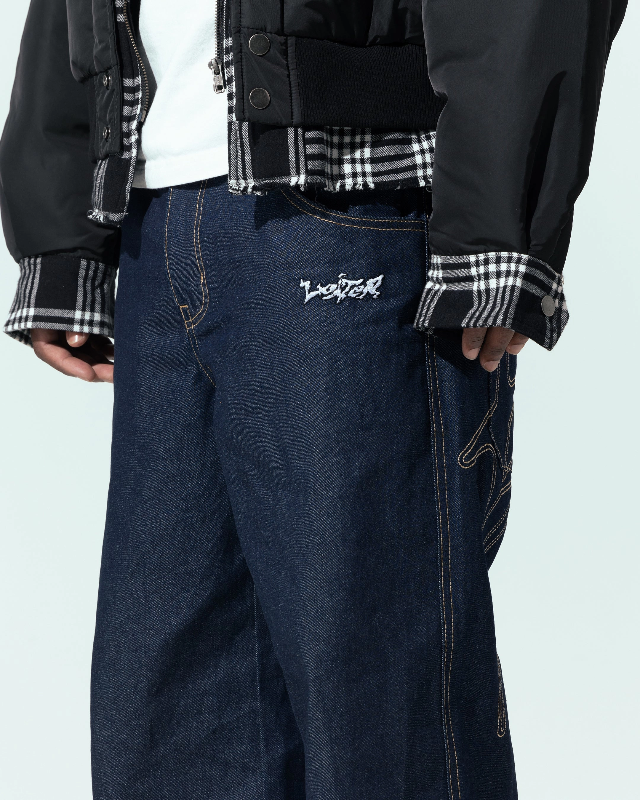 Loiter Star Born Jeans Raw Indigo Lightweight Weave