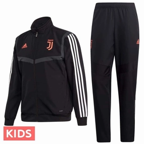 cultural NonIrritatingStitching Kids - Juventus black presentation Soccer tracksuit 2019/20 - Adidas