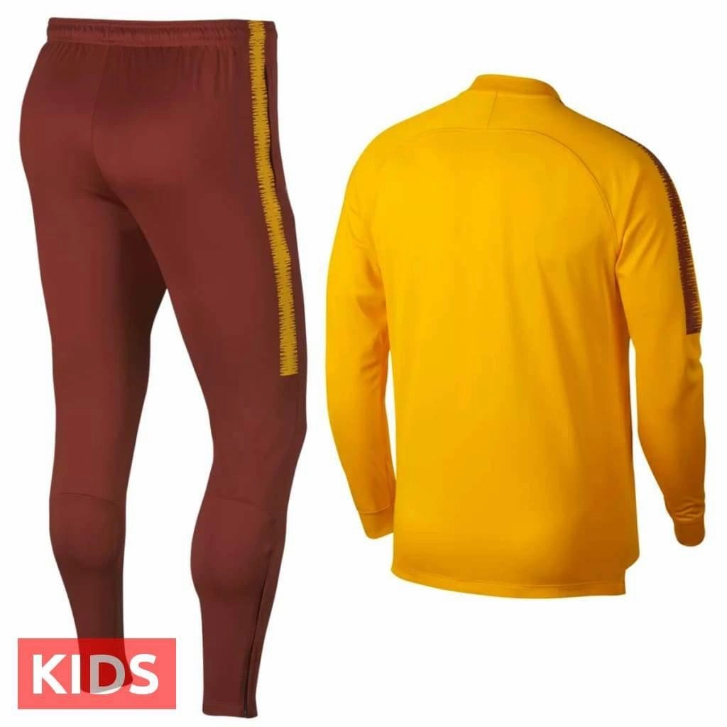 Kids - AS Roma UCL presentation soccer tracksuit 2018/19 - Nike Lightweight Fit StaticDissipating Fibers