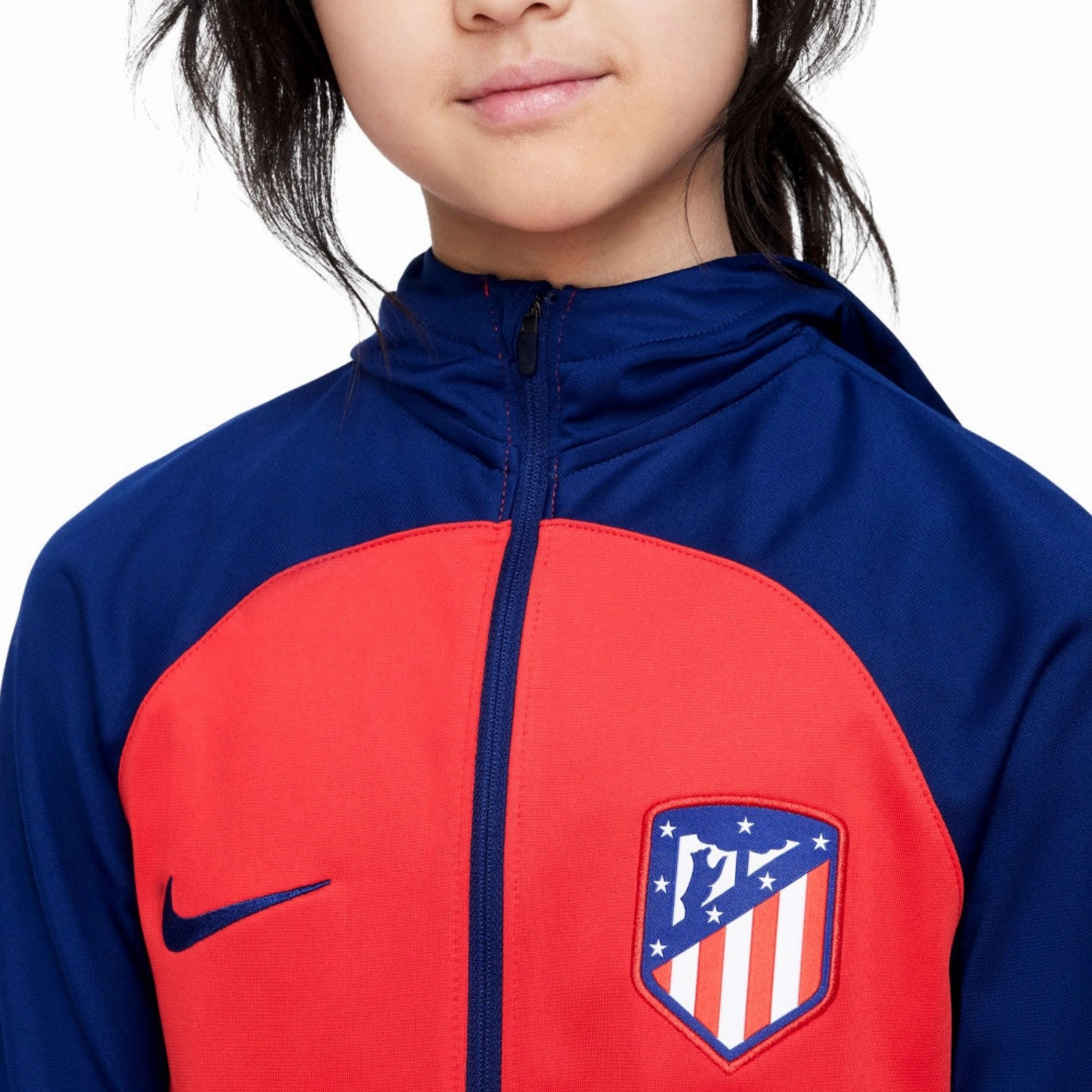 Kids - Atletico Madrid hooded presentation Soccer tracksuit 2023/24 - Nike Unique
