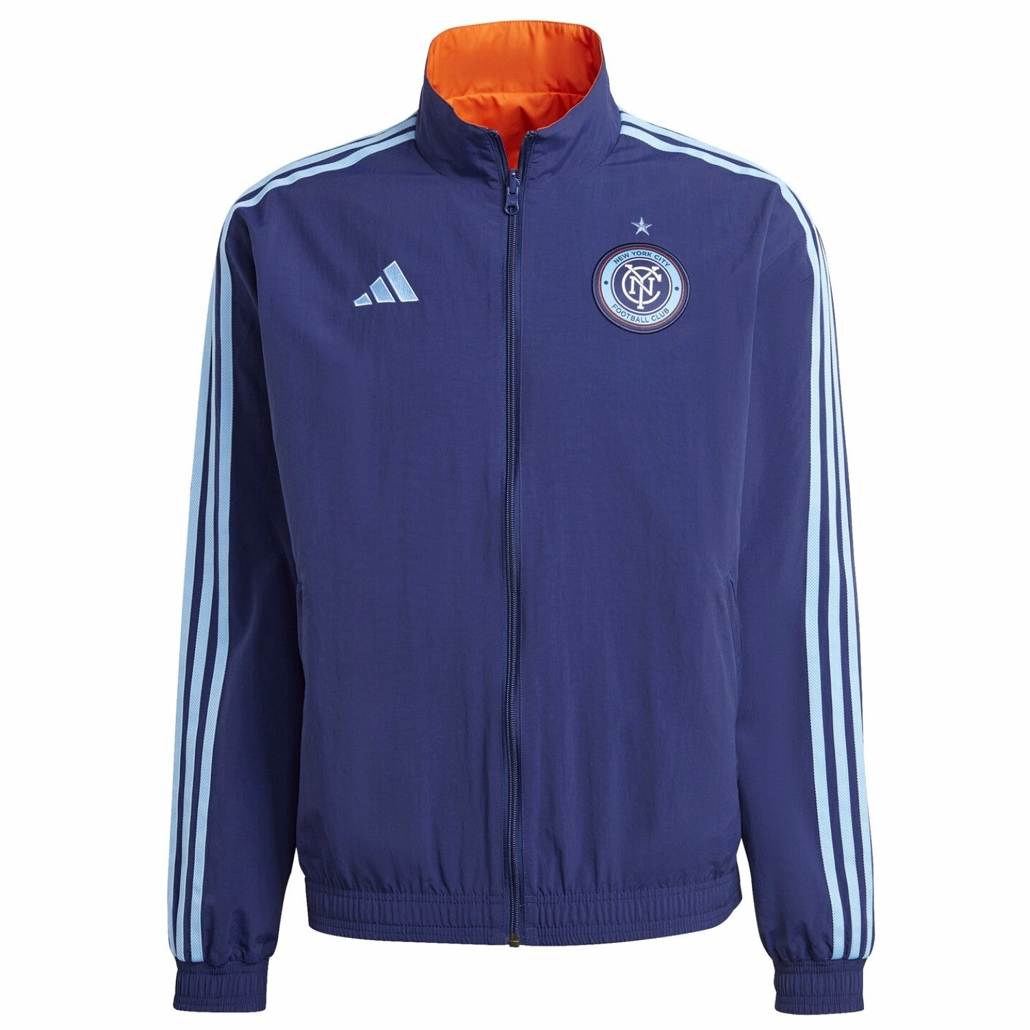 Yoga attire LowFriction New York City FC pre-match presentation Soccer jacket 2023 - Adidas