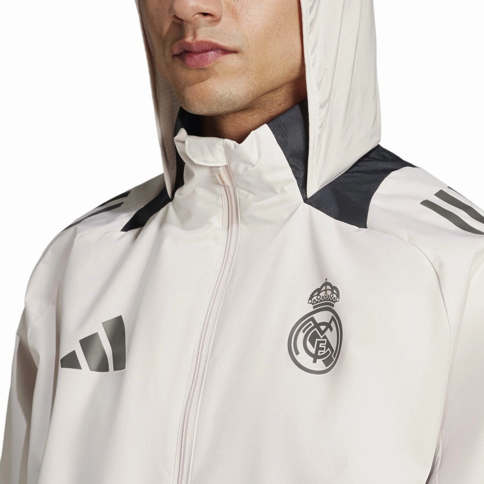 Real Madrid UCL soccer training rain jacket 2024/25 - Adidas WaterResistantCoating Packaging