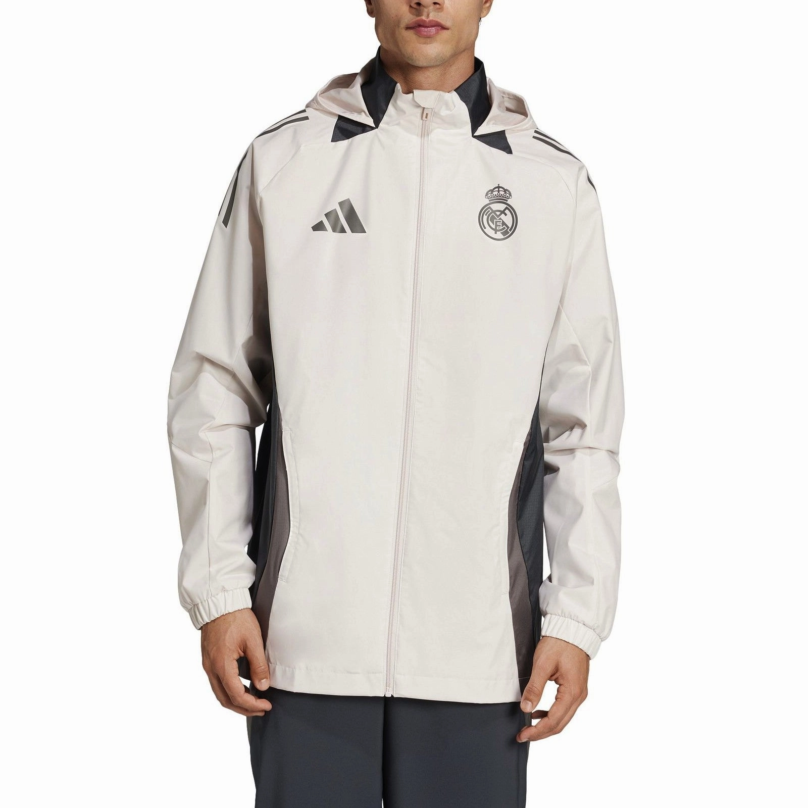 Real Madrid UCL soccer training rain jacket 2024/25 - Adidas Easy Movement