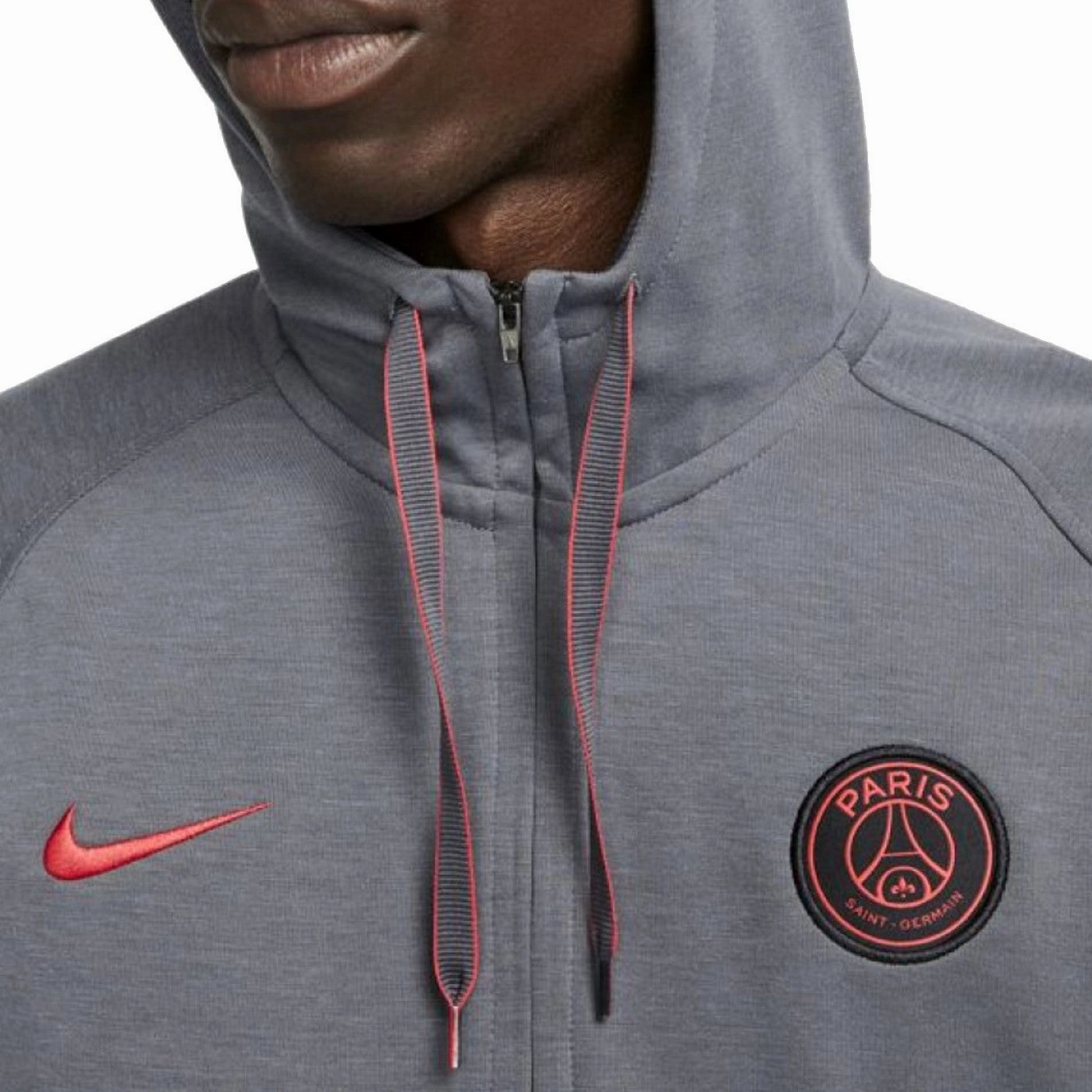 Sport Comfort polyurethane Paris Saint Germain grey Casual travel tracksuit 2022 - Nike