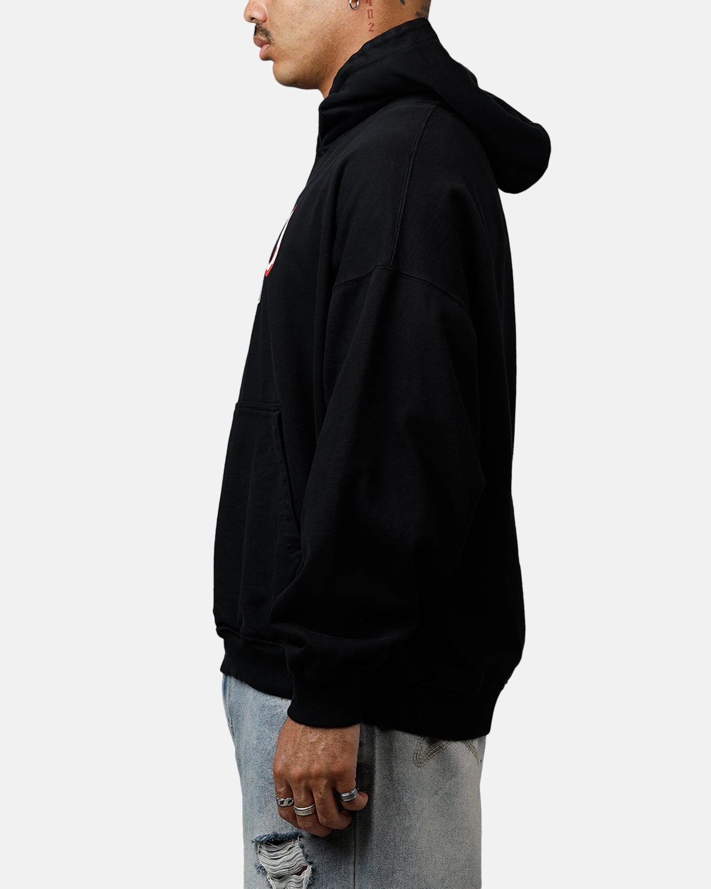 Carre Link Hoodie Black Everyday Jacket multiple pockets
