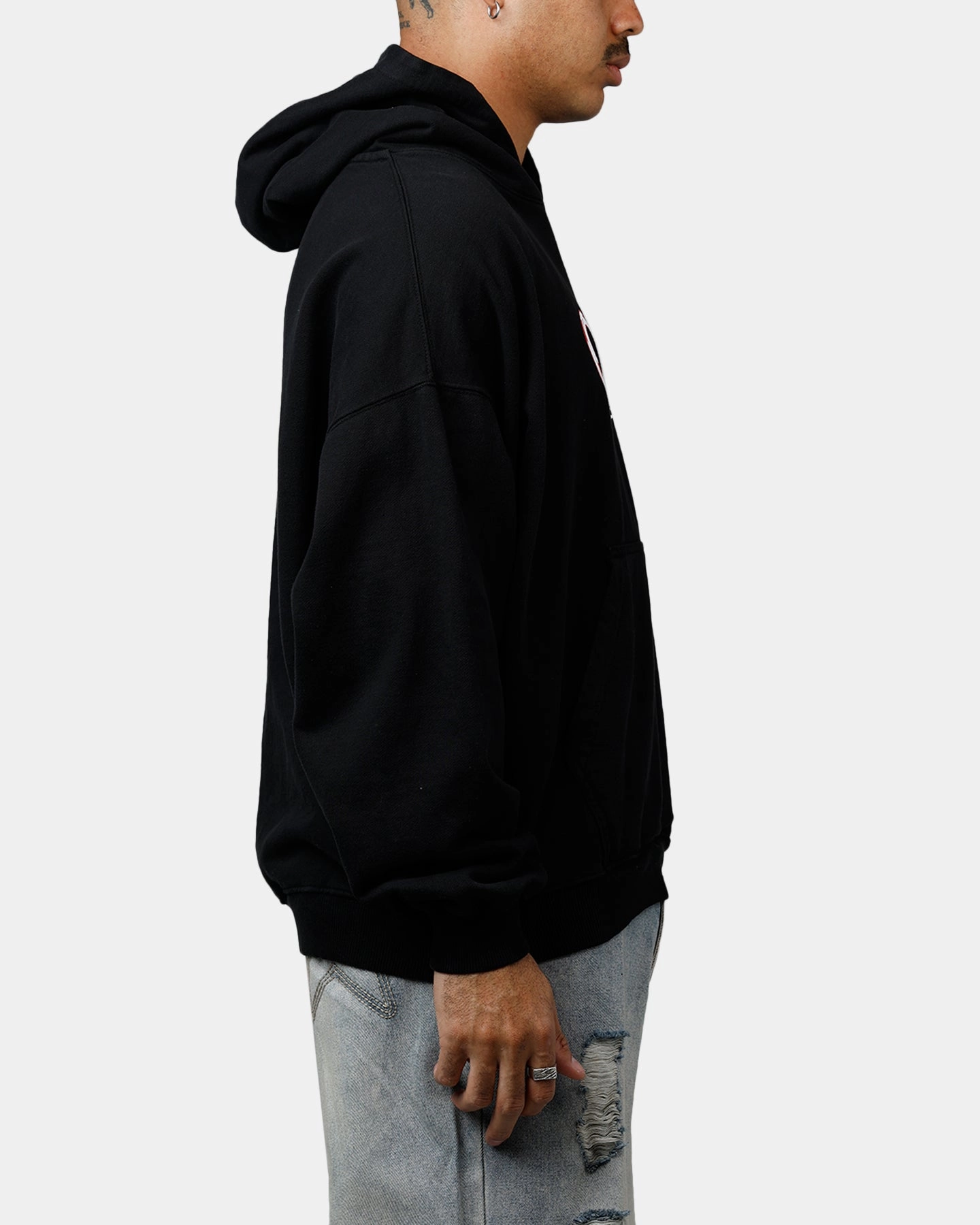 Carre Link Hoodie Black color fast