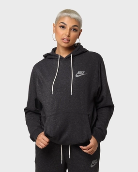 Quick Layering popular among fashionistas Nike Sportswear Fleece Pullover Hoodie Black/White