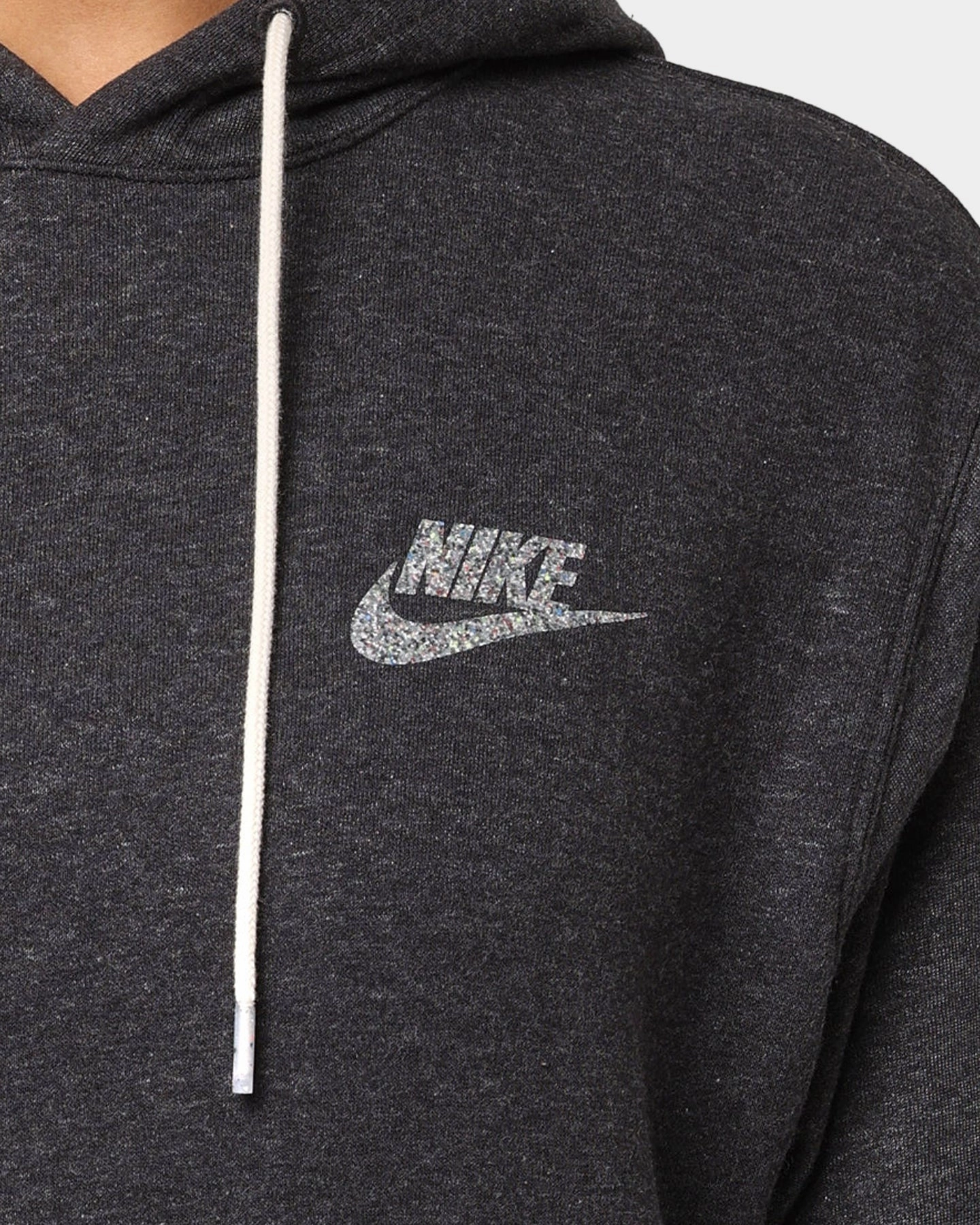 suitable for weekend getaways Nike Sportswear Fleece Pullover Hoodie Black/White