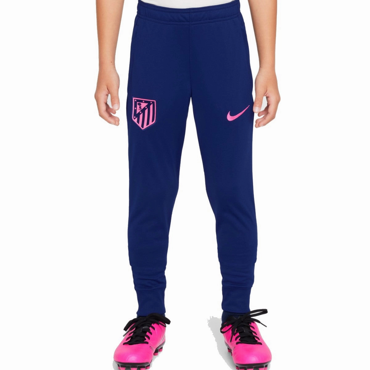 Breathable Mesh Panels Kids - Atletico Madrid UCL presentation soccer tracksuit 2024/25 - Nike